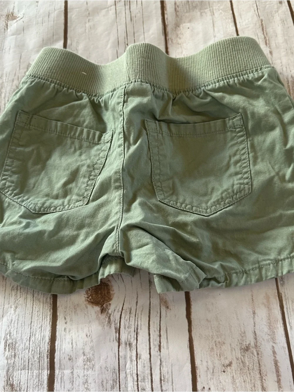 The Children's Place Light Sage Green Girls' Pull-On Shorts
